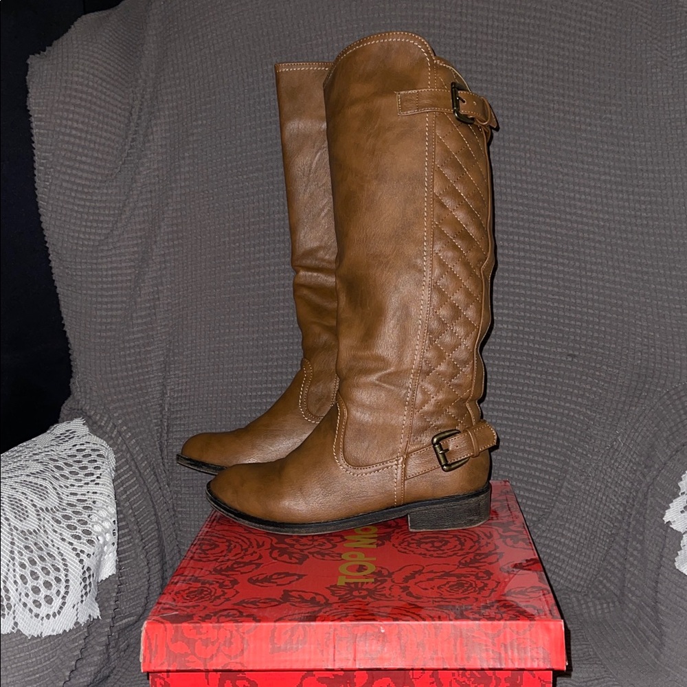 Brown High Boots